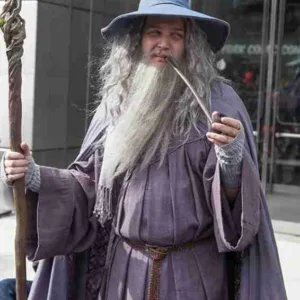 Gandalf LOTR The Rings of Power Purple Costume