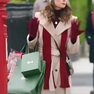 Georgia Bright Christmas in Notting Hill Trench Coat