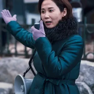 Geum-ae 2023 Concrete Utopia Green Trench Coat