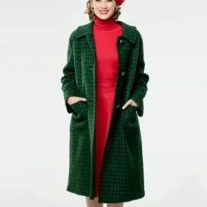 Ghosts Of Christmas Always Kim Matula Green Coat