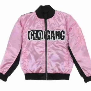 Glo Gang Fool Ya Satin Bomber Jacket