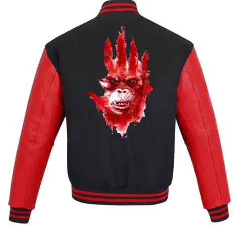 Godzilla x Kong The New Empire Wool Varsity Jacket1 Godzilla x Kong The New Empire Wool Varsity Jacket