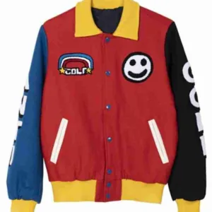 Golf Wang Primary Bomber Wool Jacket