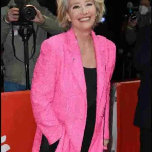 Good Luck to You Leo Grande 2022 Nancy Stokes Pink Blazer