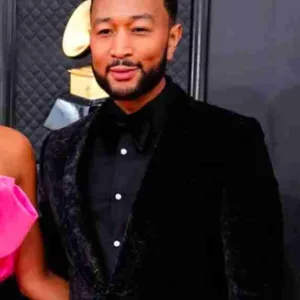Grammy 2022 John Legend Black Blazer