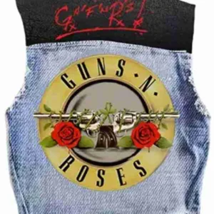 Guns N Roses Blue Jeans Vest