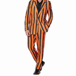 Halloween Orange and Black Suit