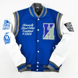 Hampton University Motto Varsity Jacket