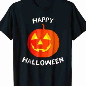 Happy Halloween Black T-shirt