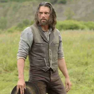 Hell on Wheels Anson Mount Leather Vest