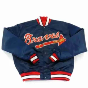 Hobson Braves Bomber Blue Jacket