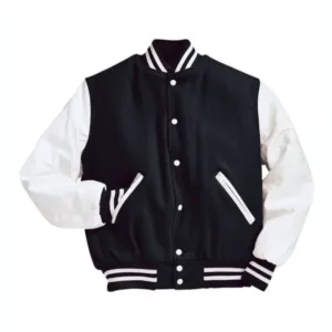 Holloway Black Letterman Jacket
