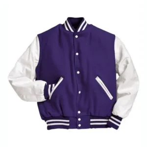 Holloway Purple Letterman Jacket