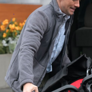 Home Economics Topher Grace Grey Jacket