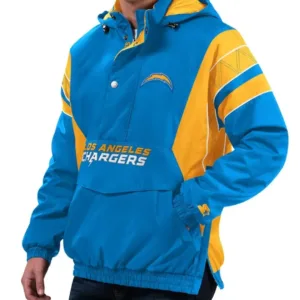 Home Team Los Angeles Chargers Half-Zip Hoodie Jacket