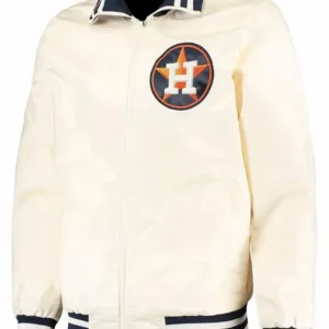 Houston Astros Cream Captain II Full Zip Jacket