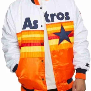 Houston Astros White & Orange Jacket