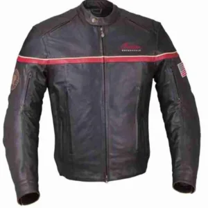 Indian Freeway Black Leather Jacket