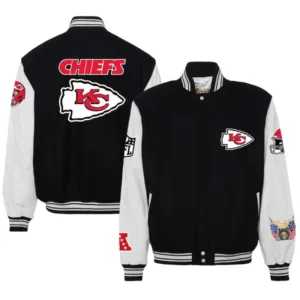 Kansas City Chiefs Jeff Hamilton Wool & Leather Jacket