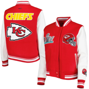 Kansas City Chiefs Red & White Varsity Jacket