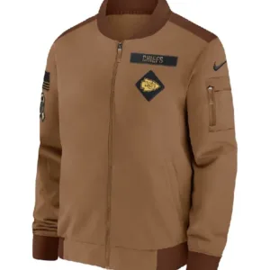 Kansas City Chiefs Salute to Service Bomber Jacket
