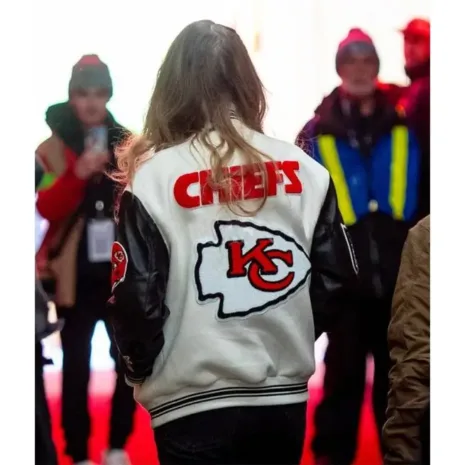 Kansas City Chiefs Taylor Swift Varsity Jacket1 Kansas City Chiefs Taylor Swift Varsity Jacket
