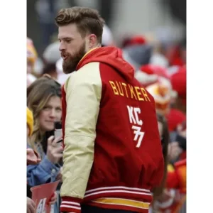 Kansas City Chiefs Victory Parade Harrison Butker Jacket