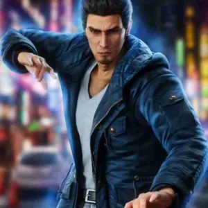 Kazuma Kiryu Yakuza 6 Blue Jacket