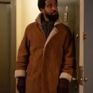 Kevin Carroll Let the Right One In Shearling Suede Coat