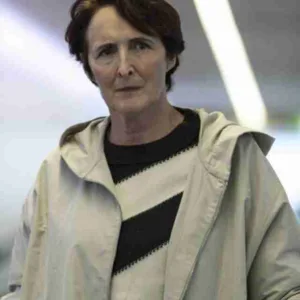 Killing Eve S04 Fiona Shaw Hooded Coat