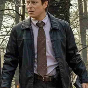 Knives Out Noah Segan Leather Jacket