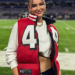 Kristin Juszczyk 49ers Red Puffer Vest
