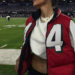 Kristin Juszczyk 49ers Red Puffer Vest