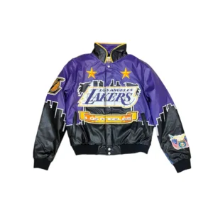 Lakers Skyline Vegan Leather Jacket