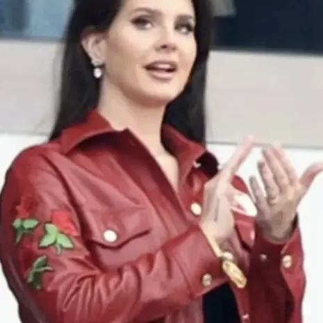 Lana Del Rey Super Bowl Leather Jacket3 Lana Del Rey Super Bowl Leather Jacket