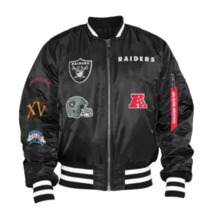Las Vegas Raiders X New Era MA-1 Bomber Jacket