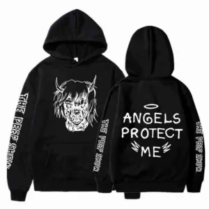 Lil Peep Angel Protect Me Hoodie