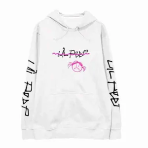 Lil Peep Angry Girl White Hoodie