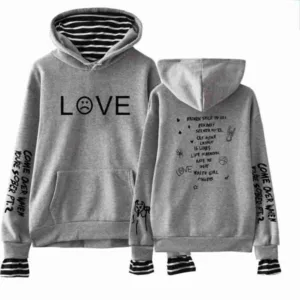 Lil Peep Come Over When You?re Sober Gray Hoodie