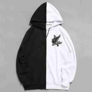 Lil Peep Crybaby Half Colored Hoodie