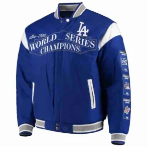 Los Angeles Dodgers Commemorative Championship Royal Jacket