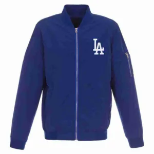 Los Angeles Dodgers Lightweight Nylon Bomber Jacket