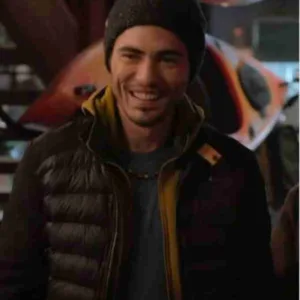Love Hard Darren Barnet Puffer Jacket