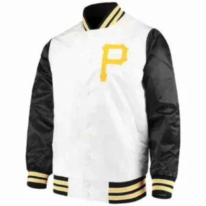 MLB Pittsburgh Pirates White And Black Jacket