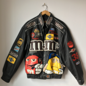 Nascar Black Leather Jacket