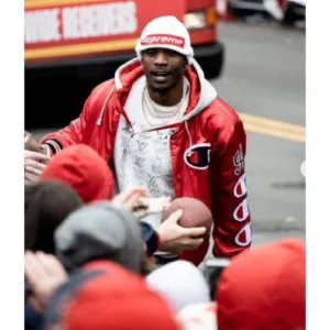 Marquez Valdes Scantling Kansas City Chiefs Red Jacket