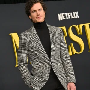 Matt Bomer Maestro Checked Blazer