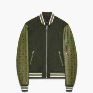 Men Green Wool Jacket