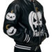 Men's Halloween Party Black Leather Jacket