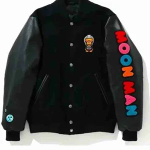Men Moon Man Kid Cudi X Varsity Jacket
